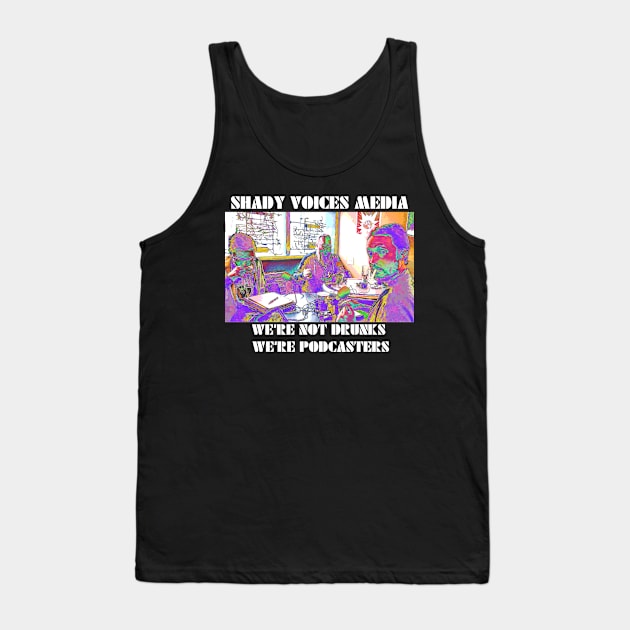 Shady Voices Media Tank Top by Planet Express Delivery Podcast